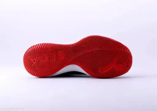 Lateral Support System Impact Diffusion System Sega Swing Basketball Shoes (Black/Red)