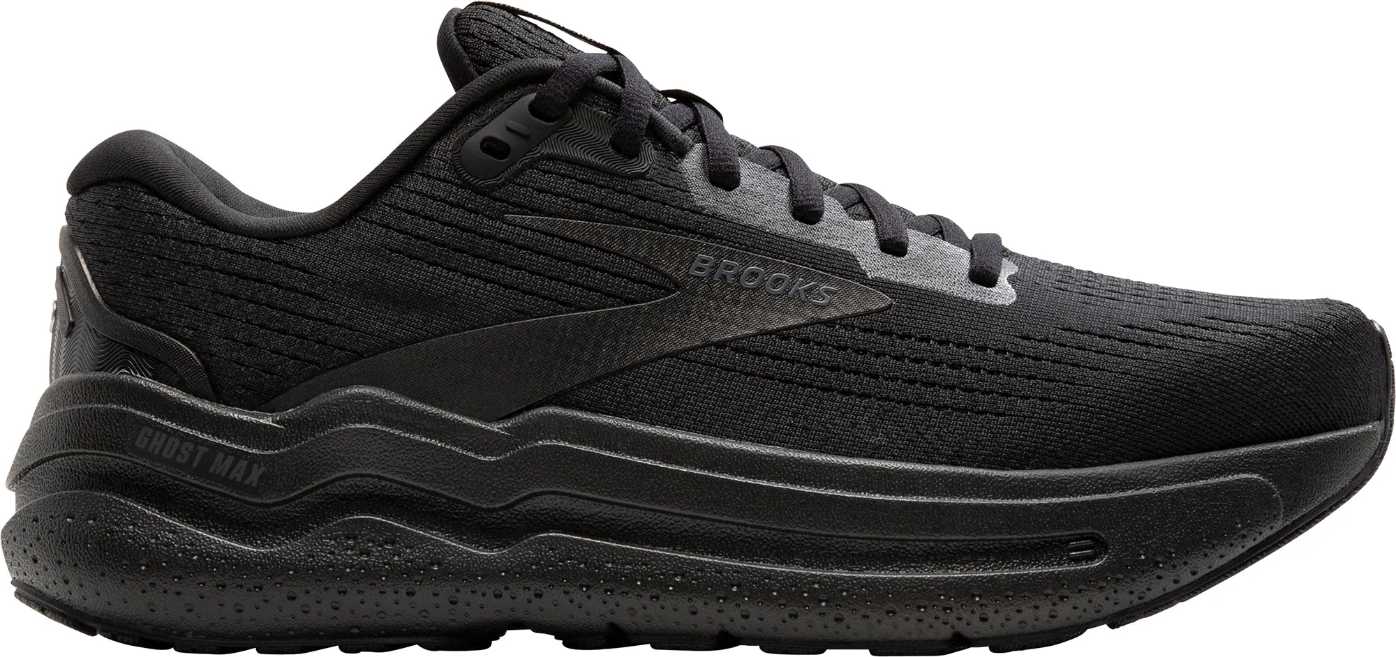 Brooks Ghost Max 2 WIDE FIT Mens Running Shoes - Black Energy Boost