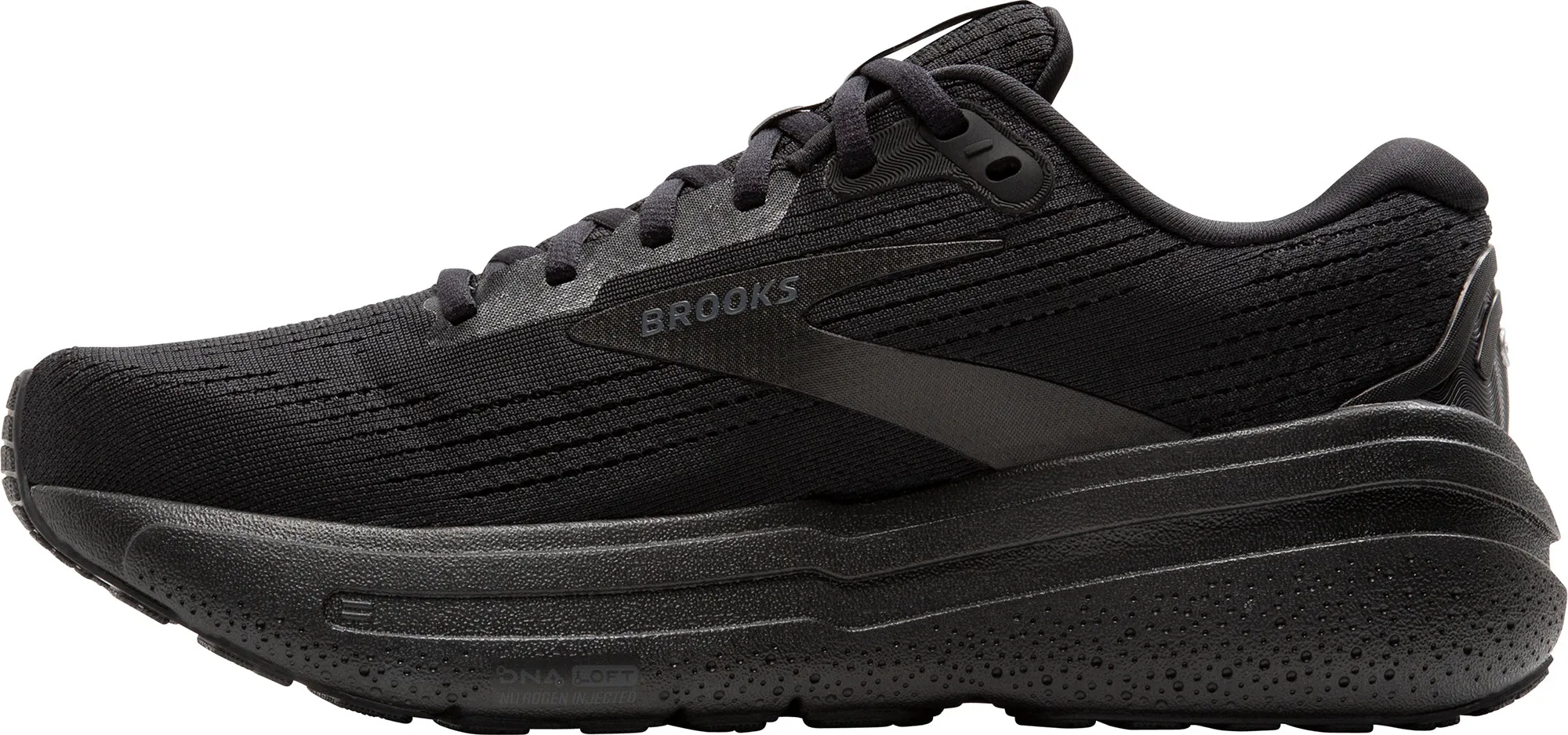 Brooks Ghost Max 2 WIDE FIT Mens Running Shoes - Black Beach Fun