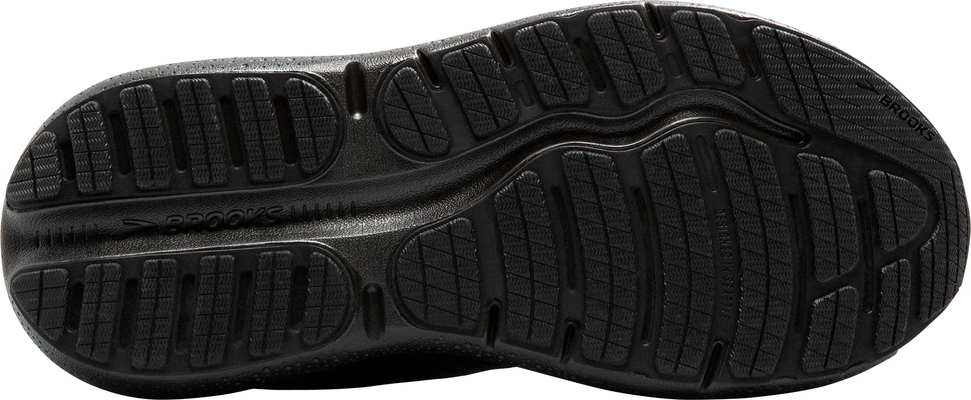 Mom Fit Brooks Ghost Max 2 WIDE FIT Mens Running Shoes - Black