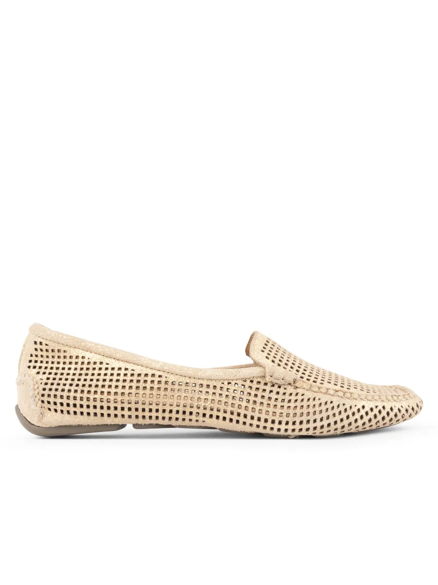 Barrie Perforated Driving Moccasin Zip Fast Early Jog