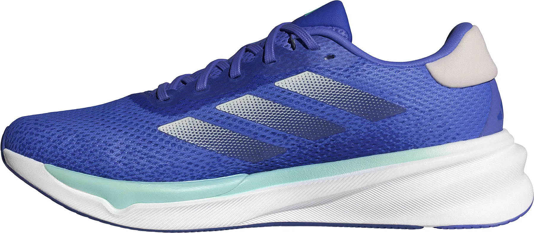 adidas Supernova Stride Mens Running Shoes - Blue Sole Soft Long Walk