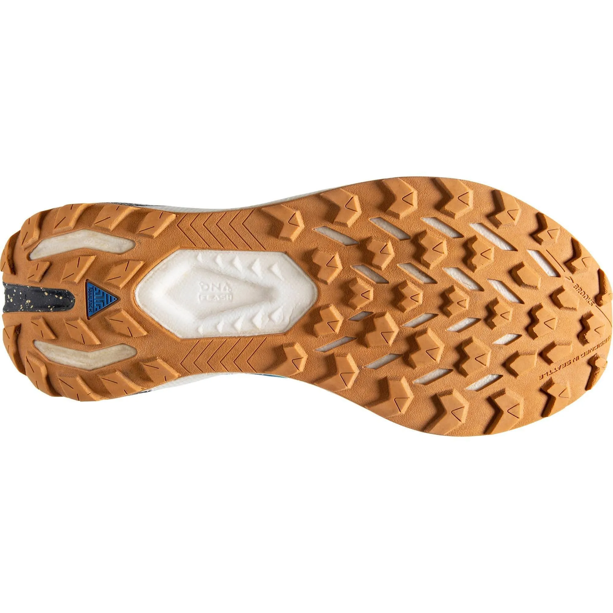 Brooks Catamount 2 Mens Trail Running Shoes - Blue Supportive structure Quick Life