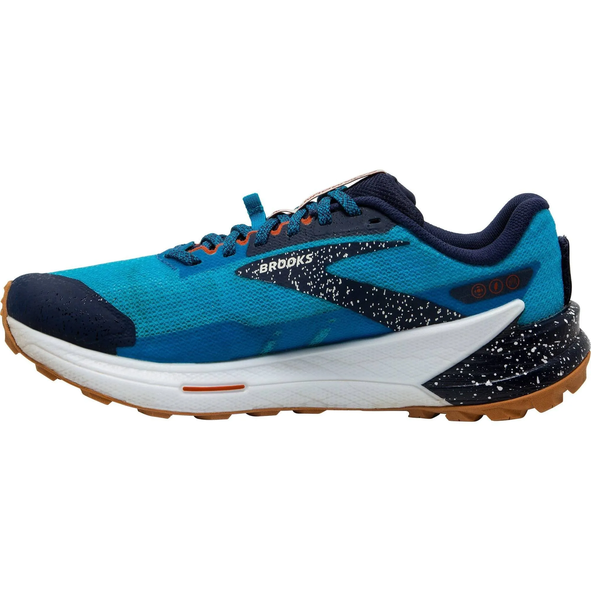 Brooks Catamount 2 Mens Trail Running Shoes - Blue Travel Light Supportive Core Office Workers