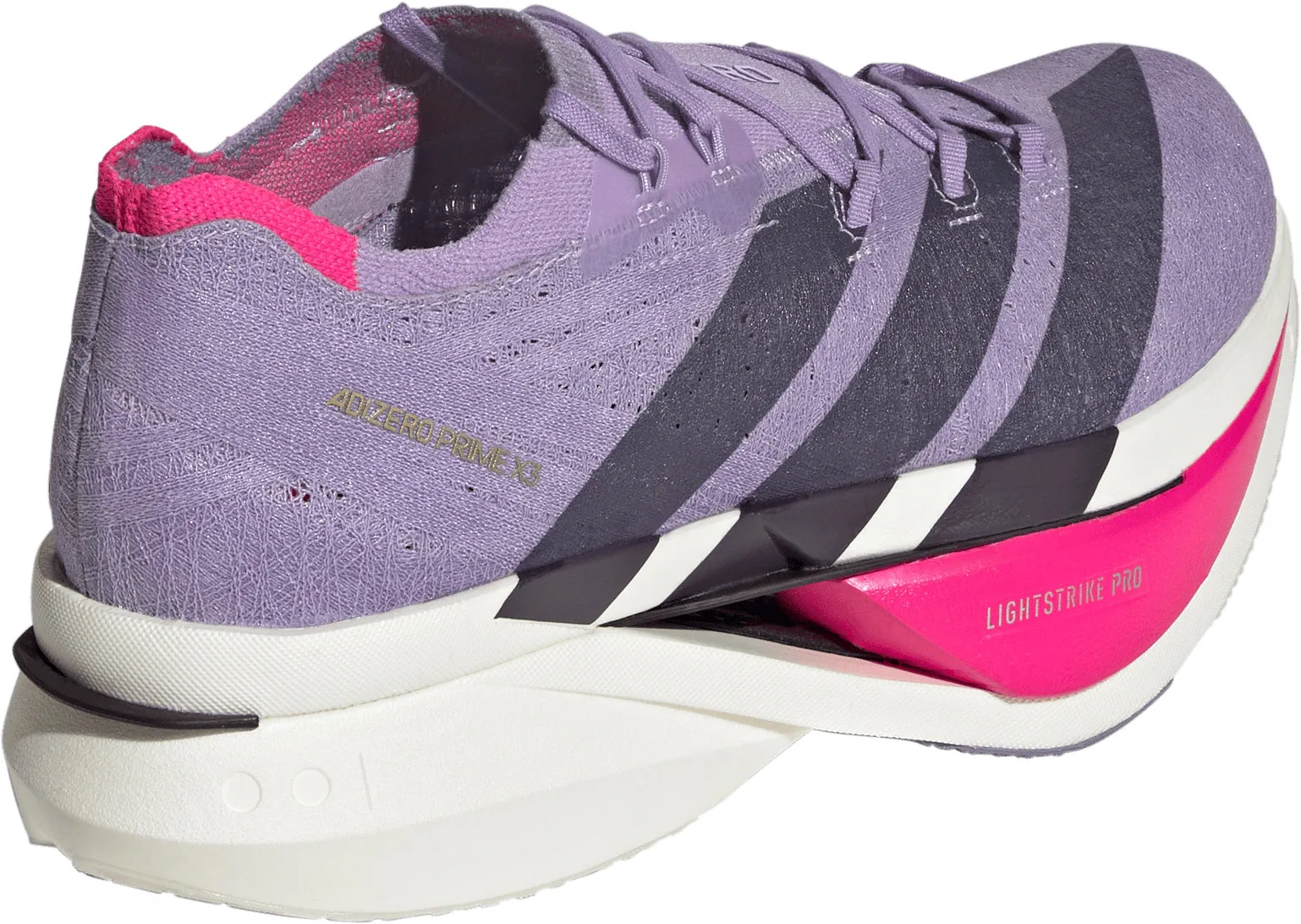 adidas Adizero Prime X3 Strung Running Shoes - Purple Korean Trend