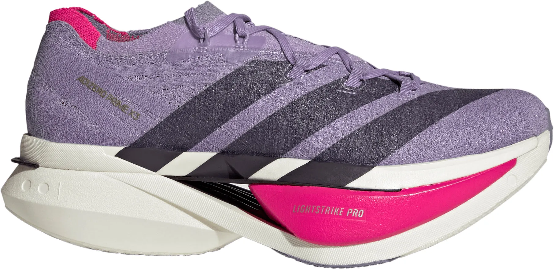 Fit Classic adidas Adizero Prime X3 Strung Running Shoes - Purple