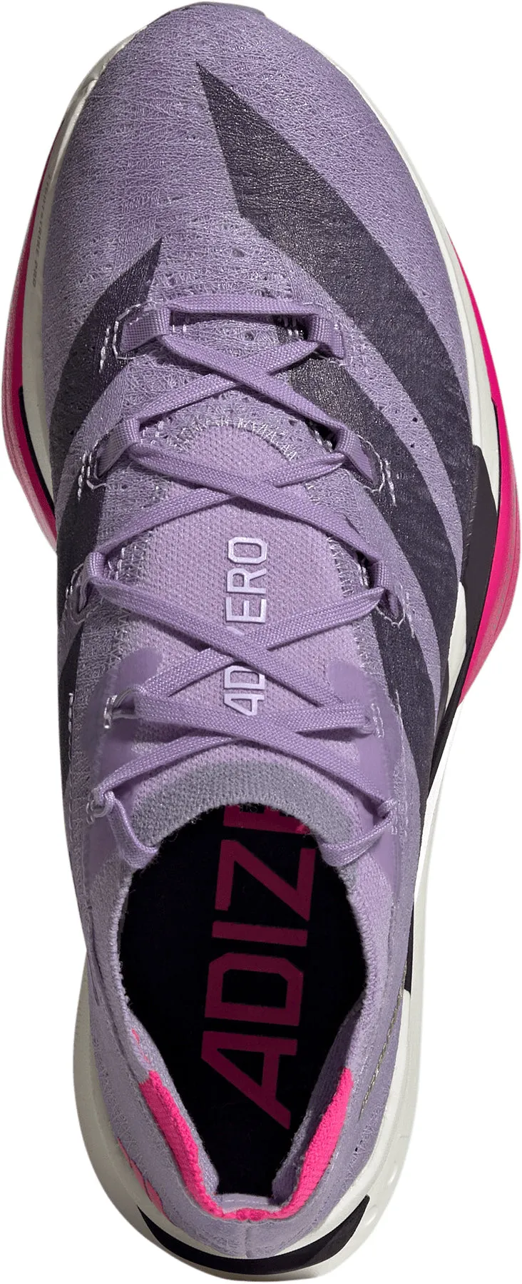 adidas Adizero Prime X3 Strung Running Shoes - Purple Event Mode