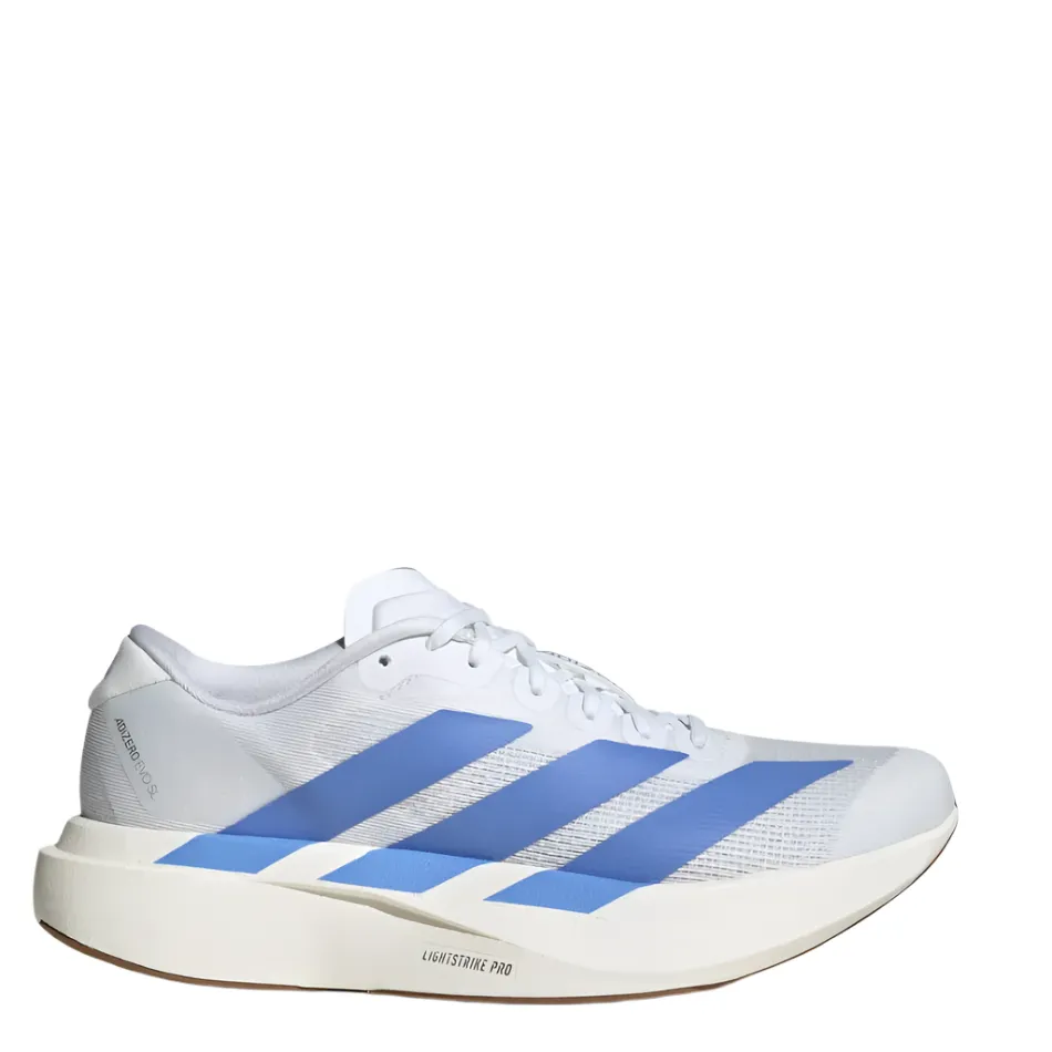 Adidas Women's Adizero Evo SL Running Shoes in FTWR White/Blue Fusion/Off White AW25 rural running shoe operation foot - flexibility running shoes
