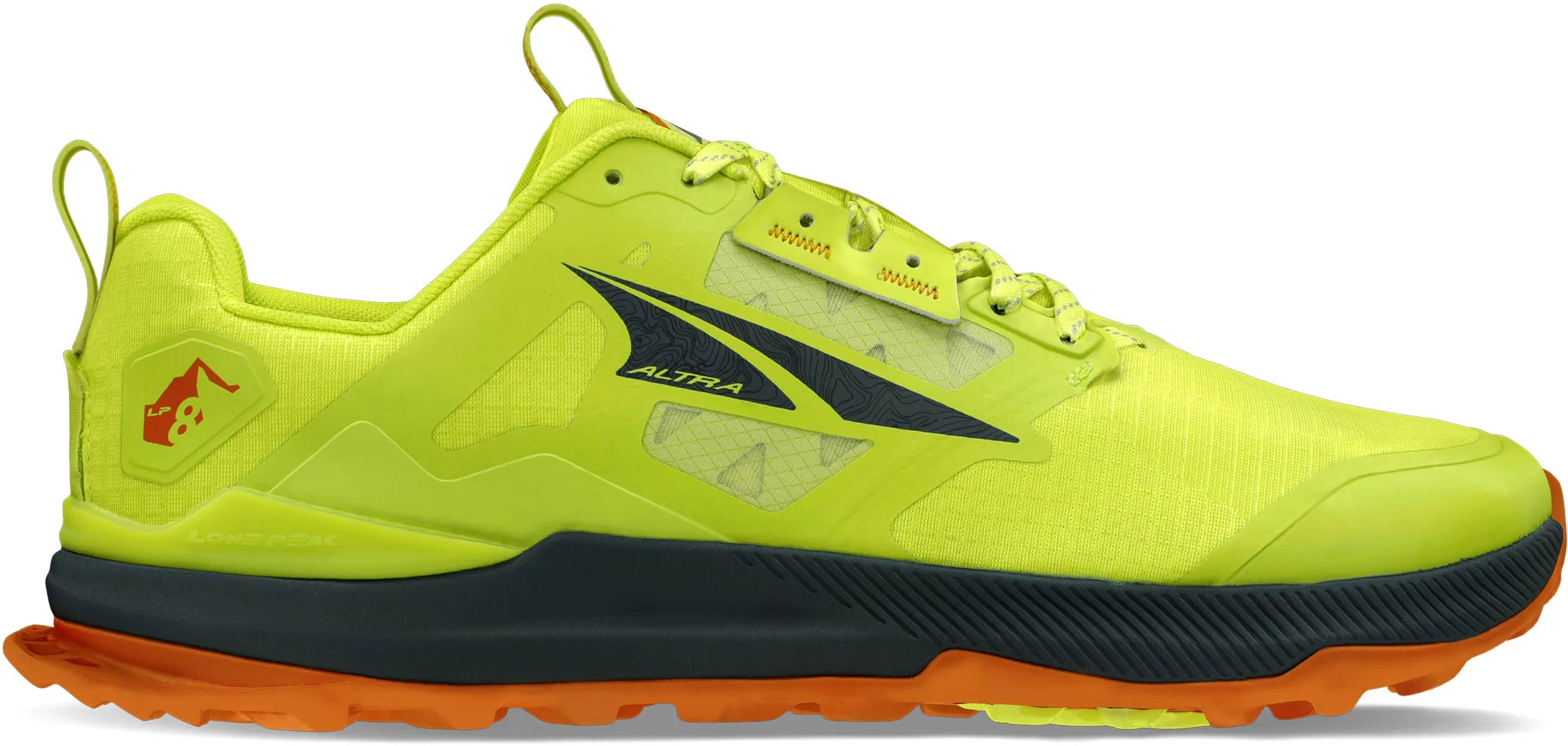 Look Ready Altra Lone Peak 8 Mens Trail Running Shoes - Yellow