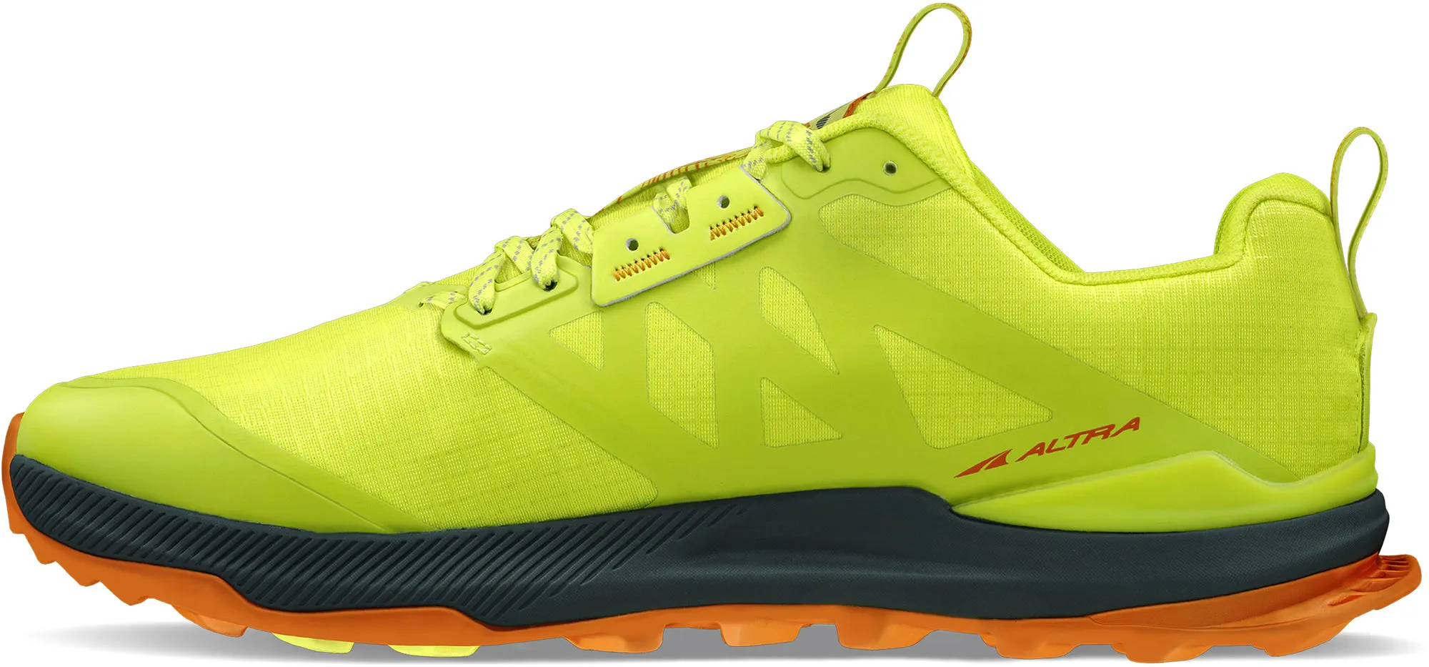 Altra Lone Peak 8 Mens Trail Running Shoes - Yellow Active Arch Support Health Focused