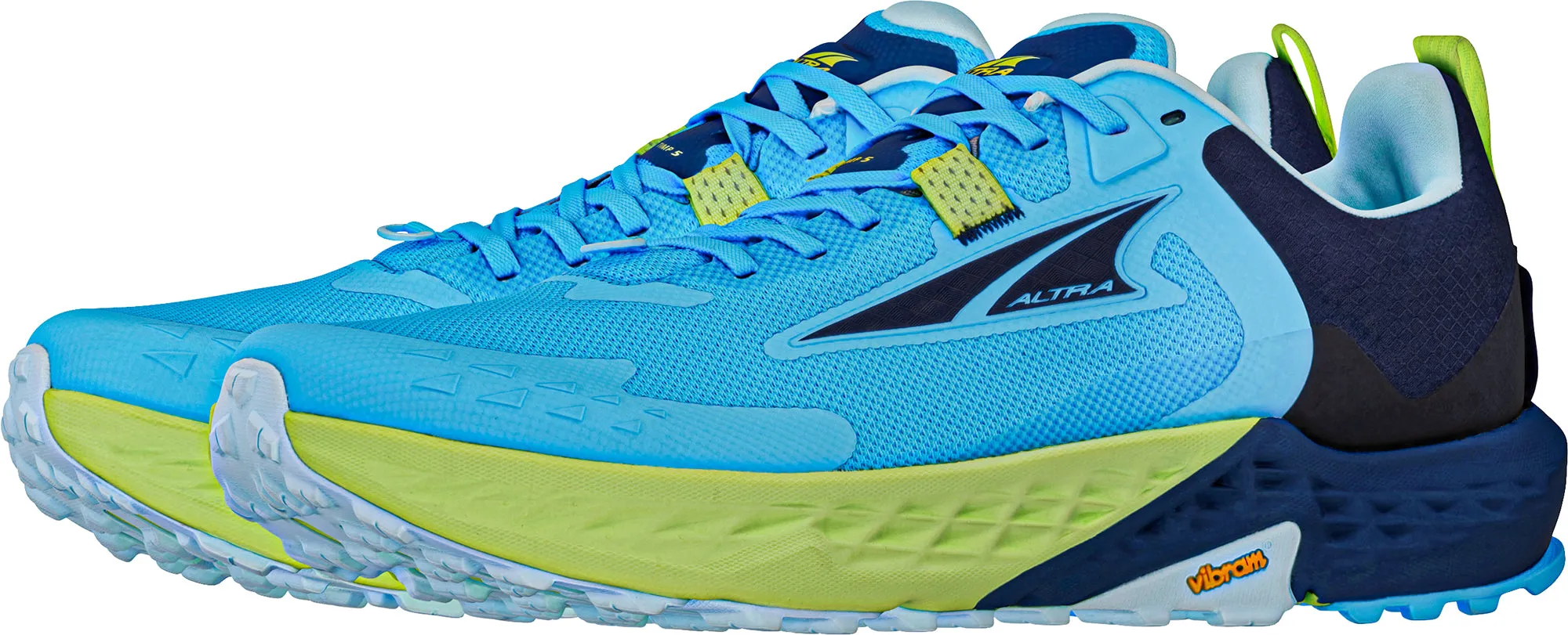 Comfortable Wear Ventilation holes Altra Timp 5 Mens Trail Running Shoes - Blue