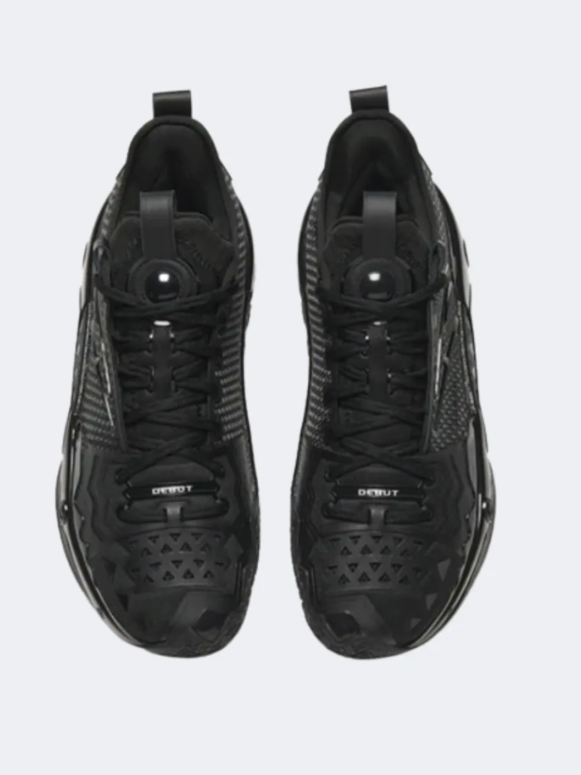 Stability Sidewalls Anta Shock Wave 5 Pro Men Basketball Shoes Black