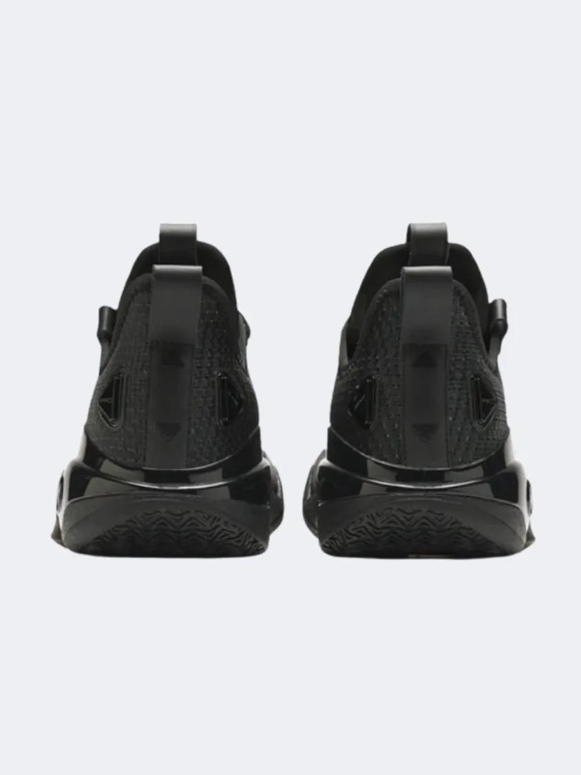 Orthotic Compatible Structure Anta Shock Wave 5 Pro Men Basketball Shoes Black