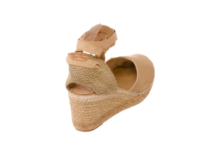 Tp Micaela Gold Canvas Soft Feast Walk