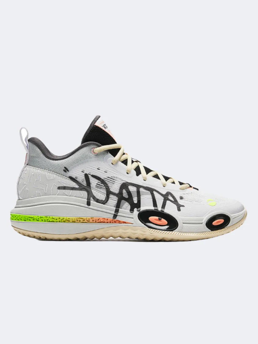Quick Response Anta Attack 1 Men Basketball Shoes White/Grey/Black