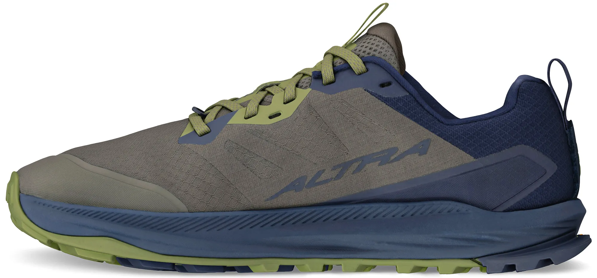Altra Lone Peak 9  Mens Trail Running Shoes - Green Bounce Edge Breathable Road Trip