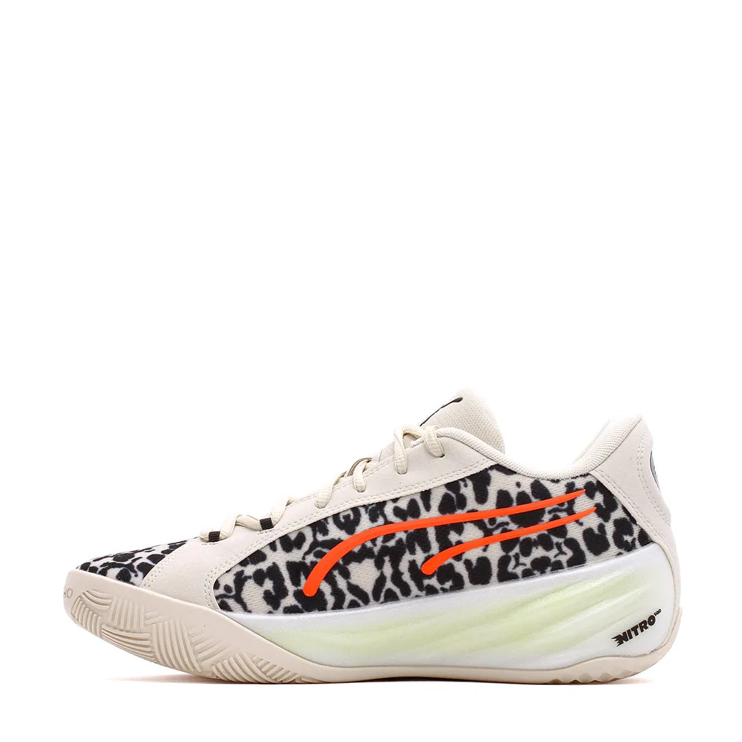 Padded Heel Cushioning Reinforced Heel Counter Puma Basketball Men All-Pro Nitro Clyde S Closet Alpine Snow 379141-01