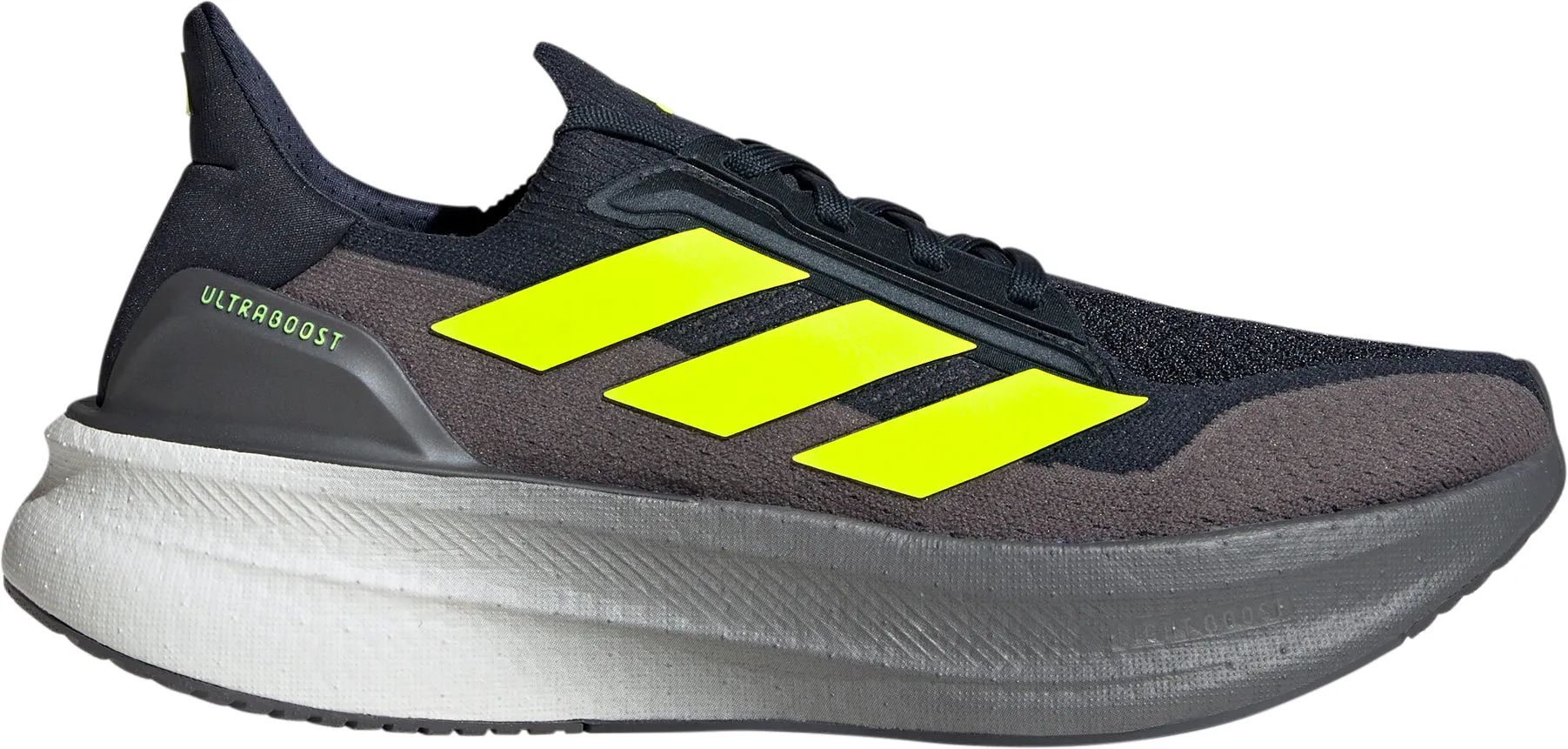 adidas Ultra Boost 5X Mens Running Shoes - Blue Zip Up Comfort Tongue