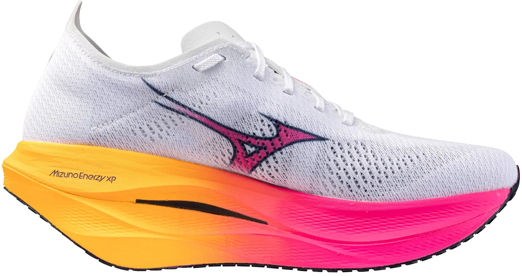 Joy Mood Supportive Core All Ages Mizuno Wave Rebellion Pro 3 Running Shoes - White