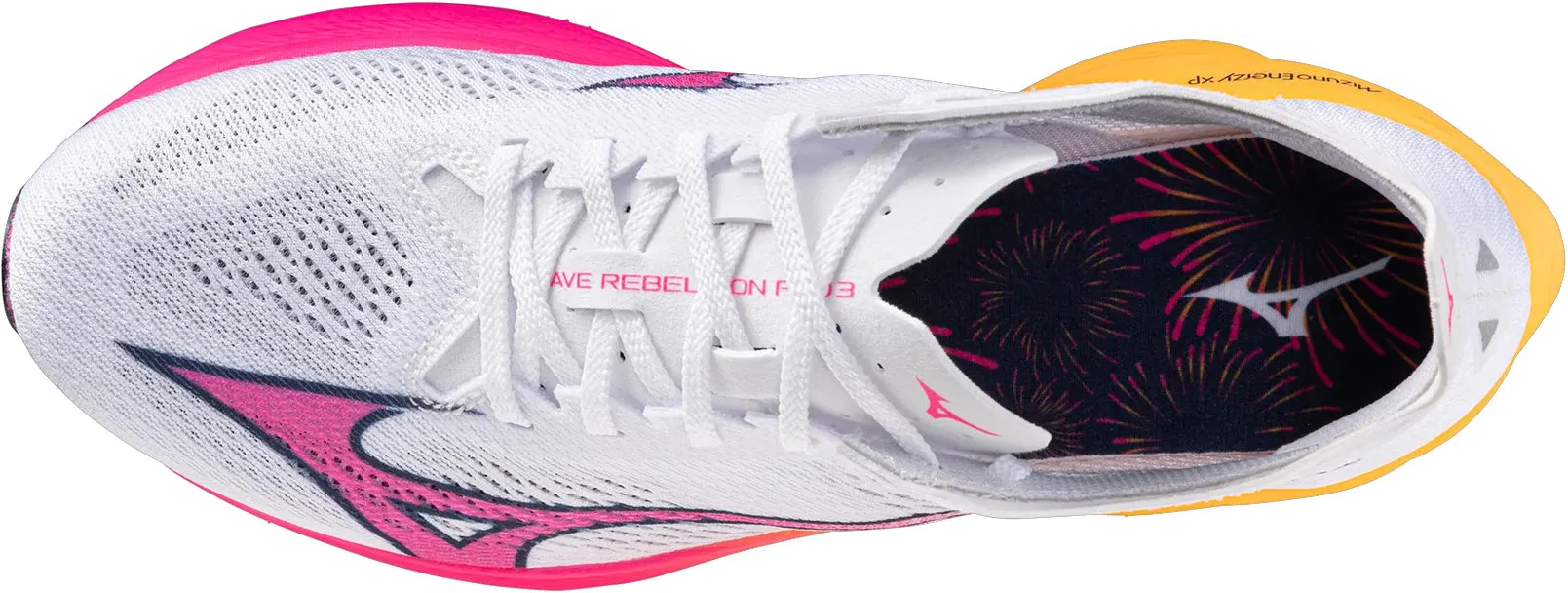 Trend Glow Mizuno Wave Rebellion Pro 3 Running Shoes - White