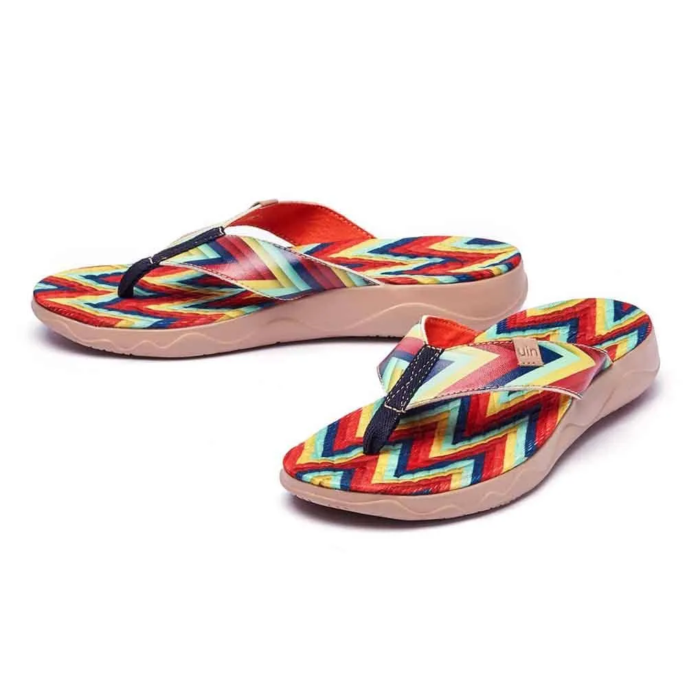 Comfort Slip Holiday Step Triangle Women Majorca Flip Flops
