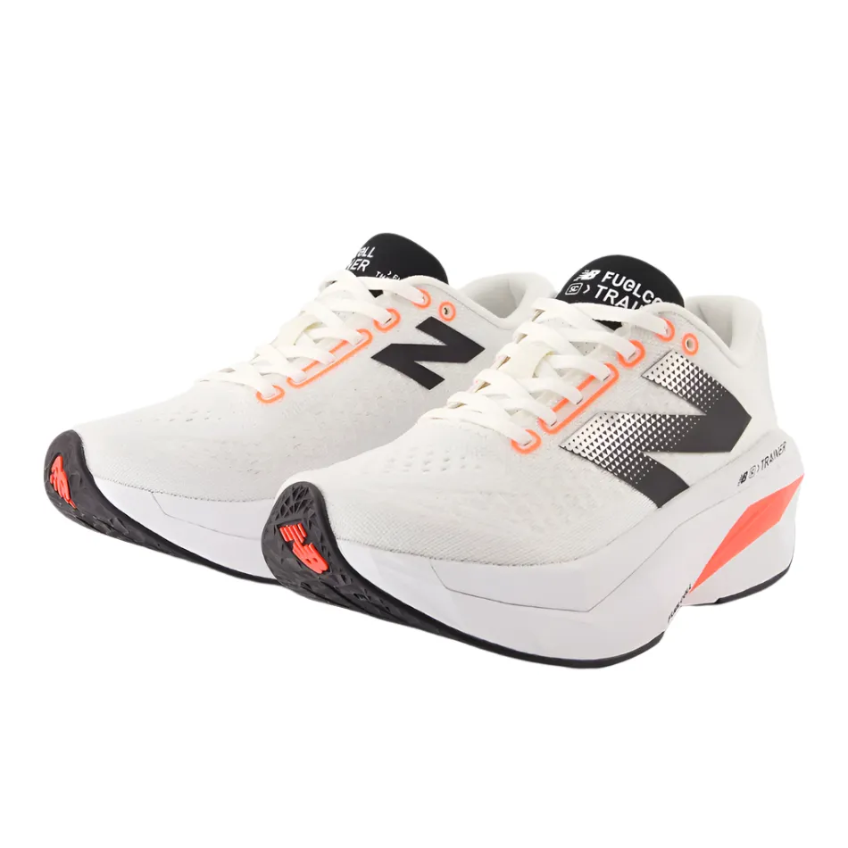 seamless - lining shoes New Balance Women's Fuelcell Supercomp Trainer V3 Running Shoes in Sea Salt/Urgent Red/Black AW25