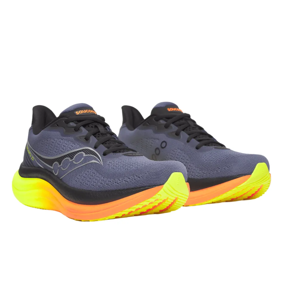 retro - style shoes Sports functionality Saucony Men's Triumph 23 Running Shoes in Shadow/Vizi AW25