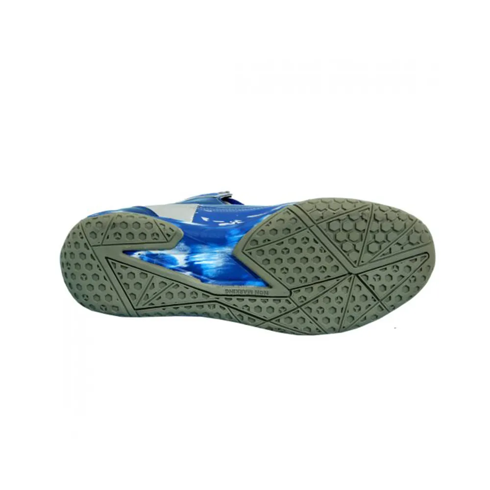 Jump Boost Multi Layer Cushioning RXN Jump Pro Basketball Shoes (Blue/Grey)