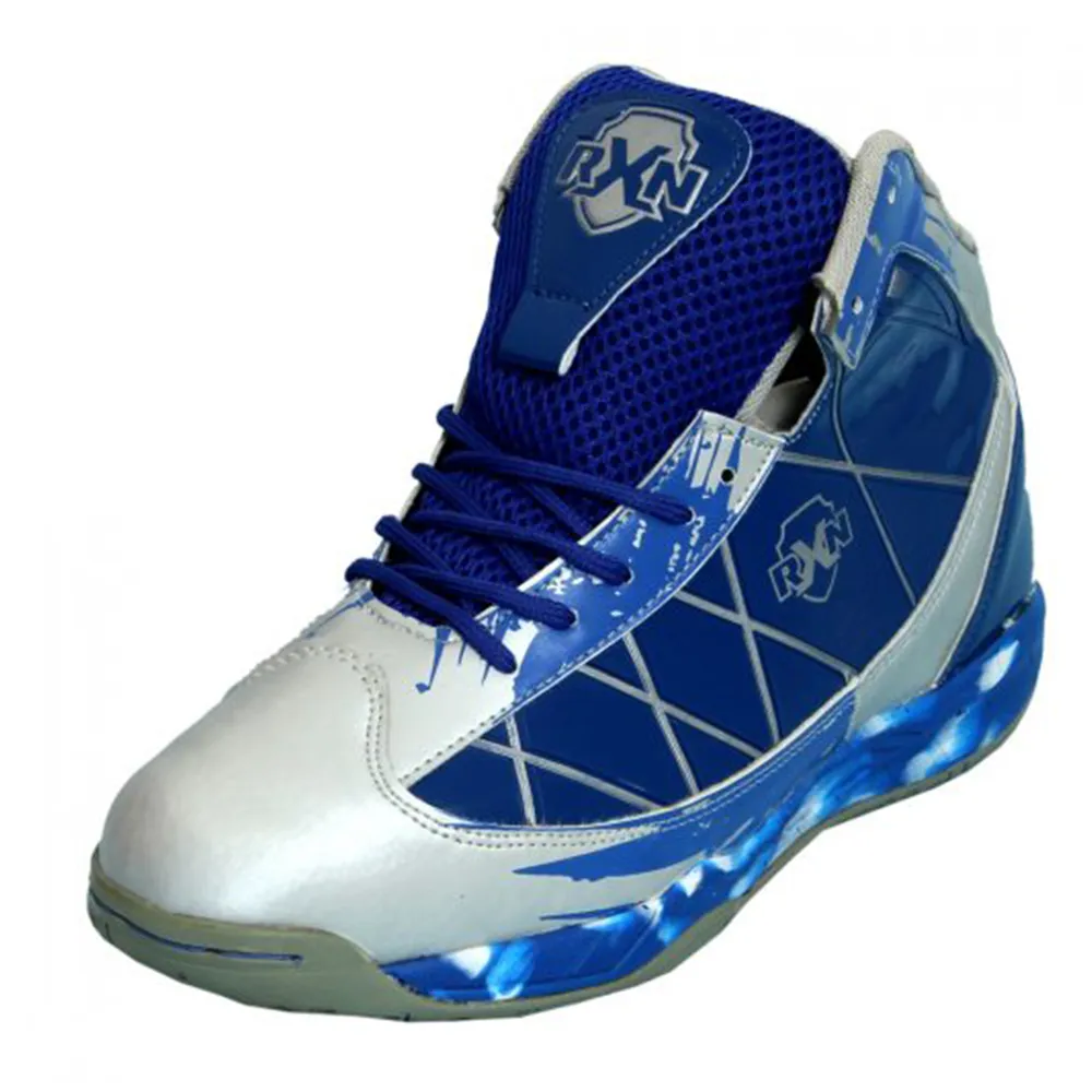 Lightweight Foam Construction Orthotic Support RXN Jump Pro Basketball Shoes (Blue/Grey)