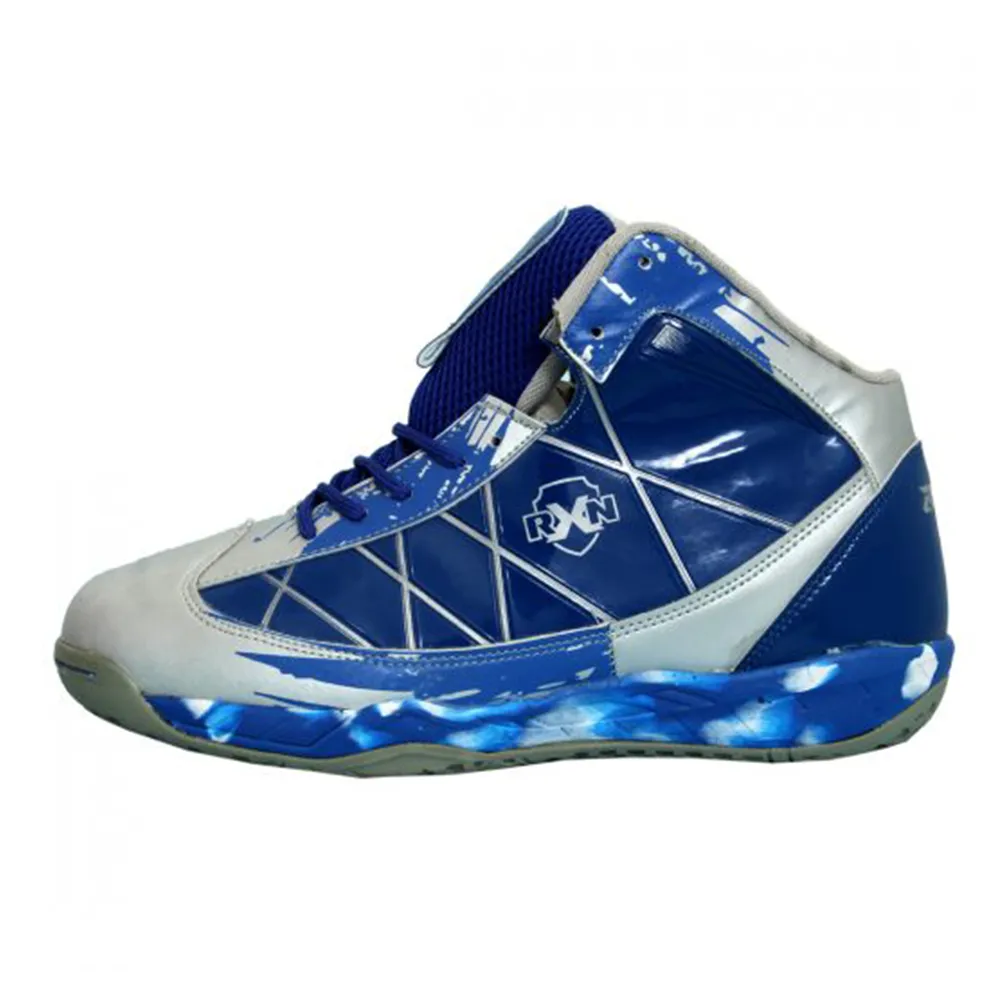 RXN Jump Pro Basketball Shoes (Blue/Grey) Flexible Game Fit Quick Start
