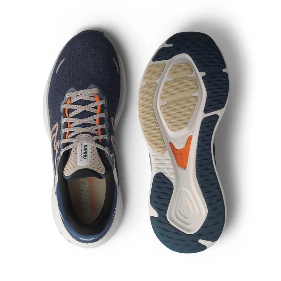athlete - endorsed Karhu Men's Mestari Run 1.5 Running Shoes in Titan/Shocking Orange AW25