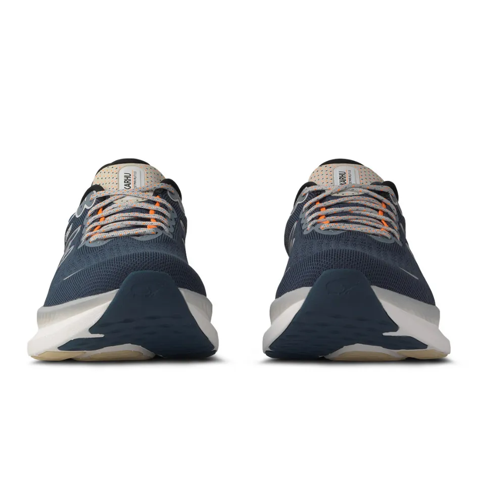 full - sizes provide support Karhu Men's Mestari Run 1.5 Running Shoes in Titan/Shocking Orange AW25