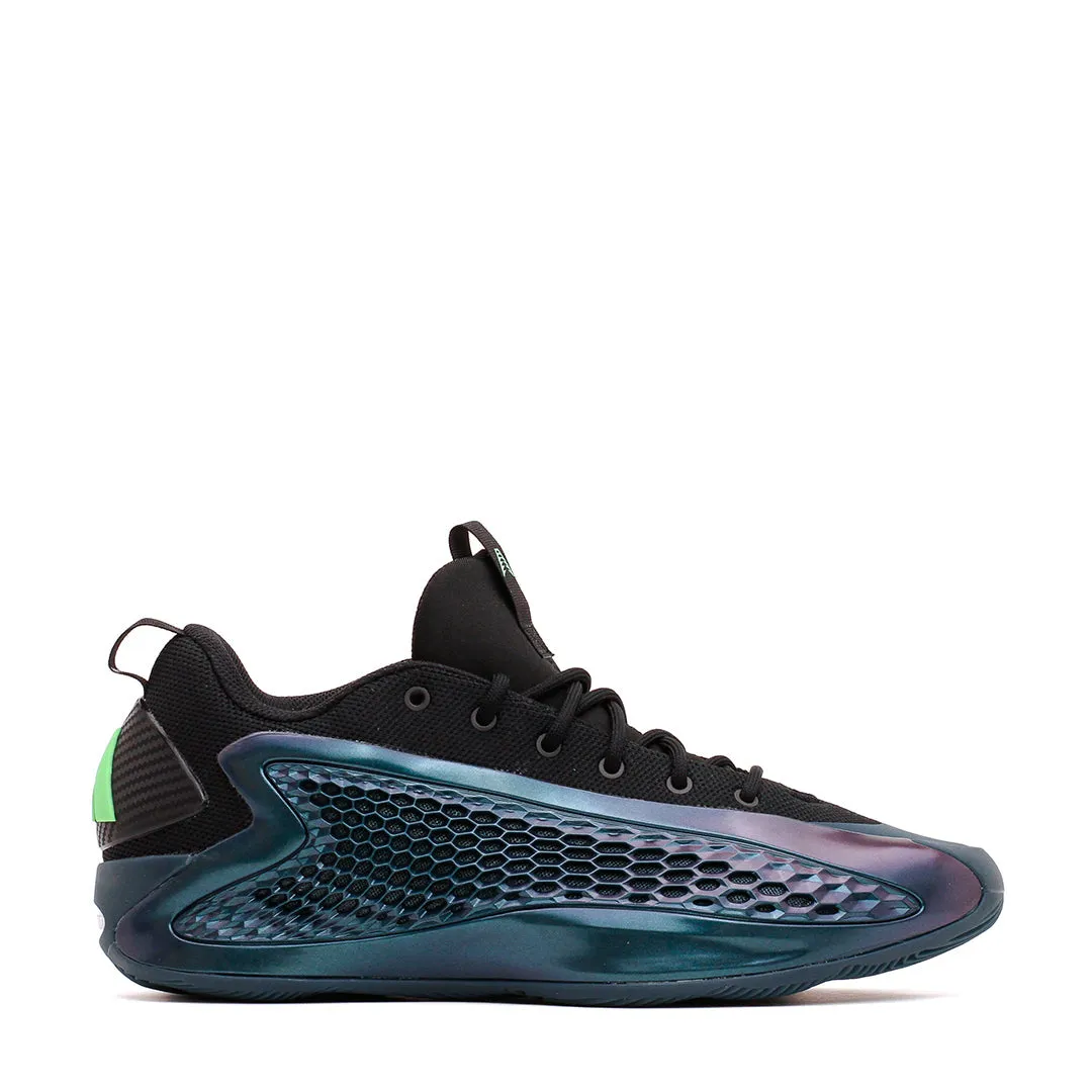 Comfort Focused Multi Layer Upper Weave Adidas Basketball Men Anthony Edwards 1 Low Arctic Night Core Black JQ6135