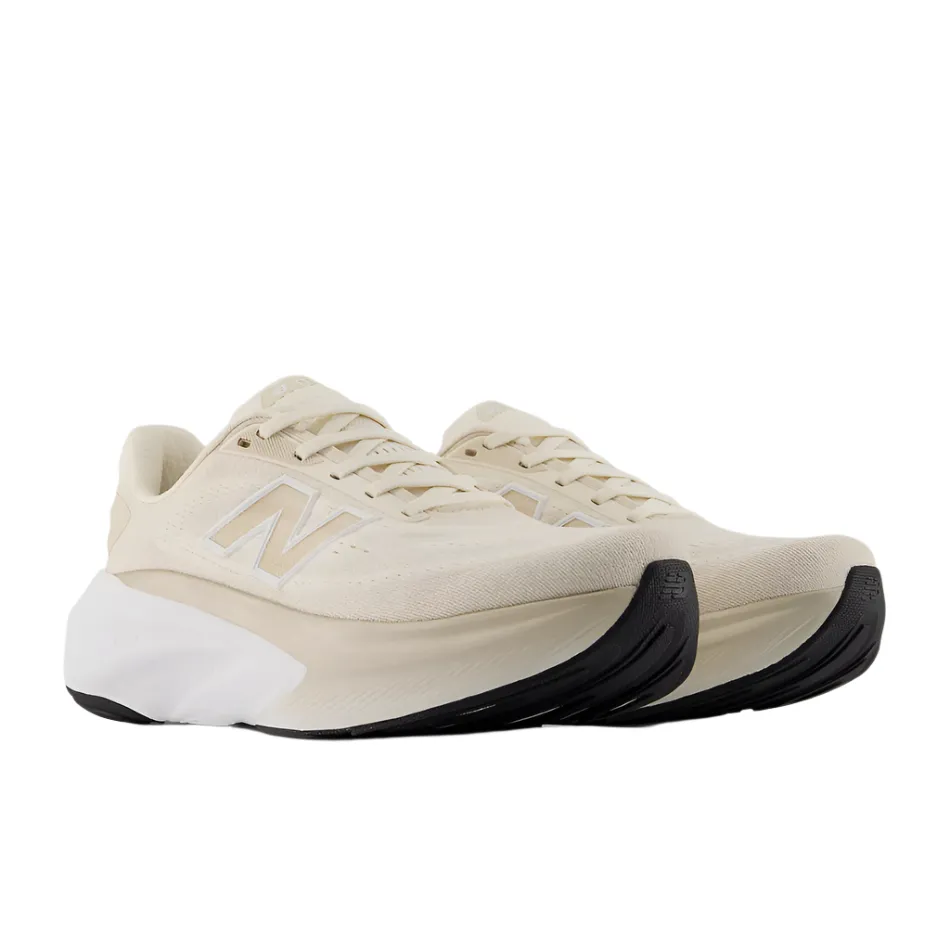 New Balance Women's More v6 Running Shoes in Permafrost/Bisque/NB White 103 AW25 running in a trail race shoes