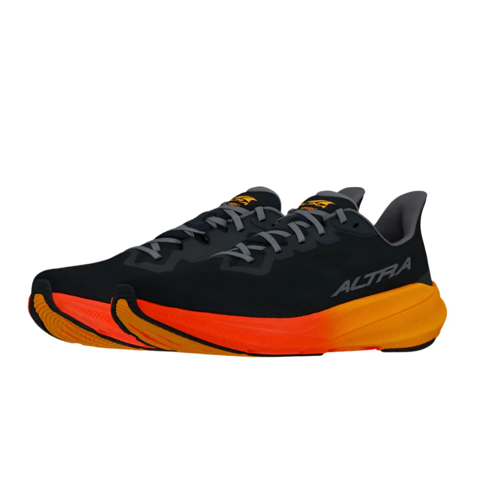 Comfort Linings Altra Men's Experience Flow 2 Running Shoes in Black/Orange AW25