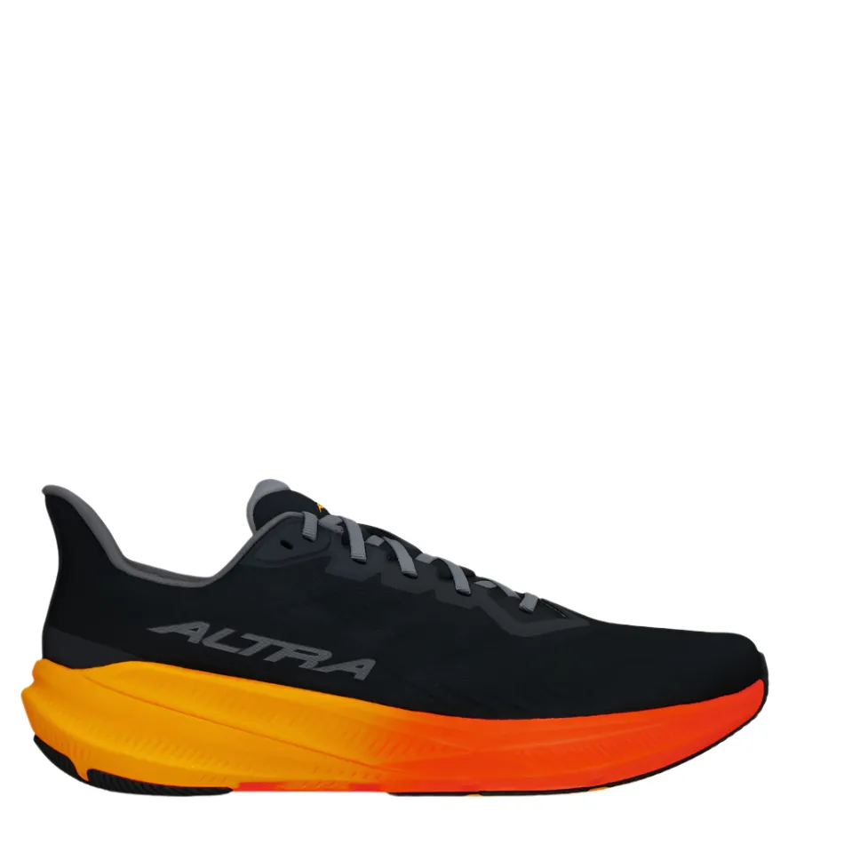 outdoor adventurers Comfort arch Altra Men's Experience Flow 2 Running Shoes in Black/Orange AW25