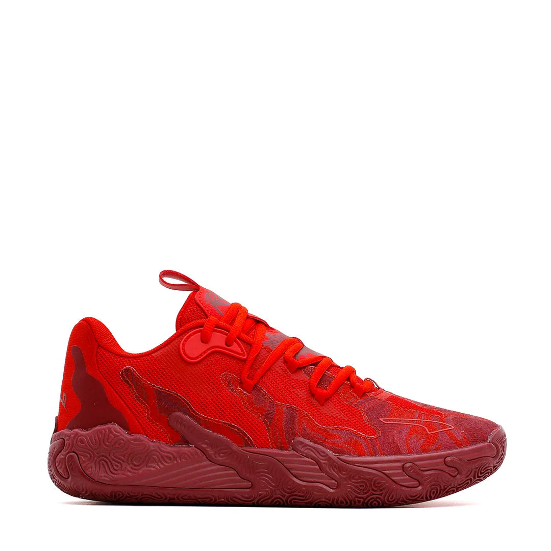Puma Basketball Men LaMelo Ball MB.03 Lo Team Red 310519-02 Mid Neutral Stance