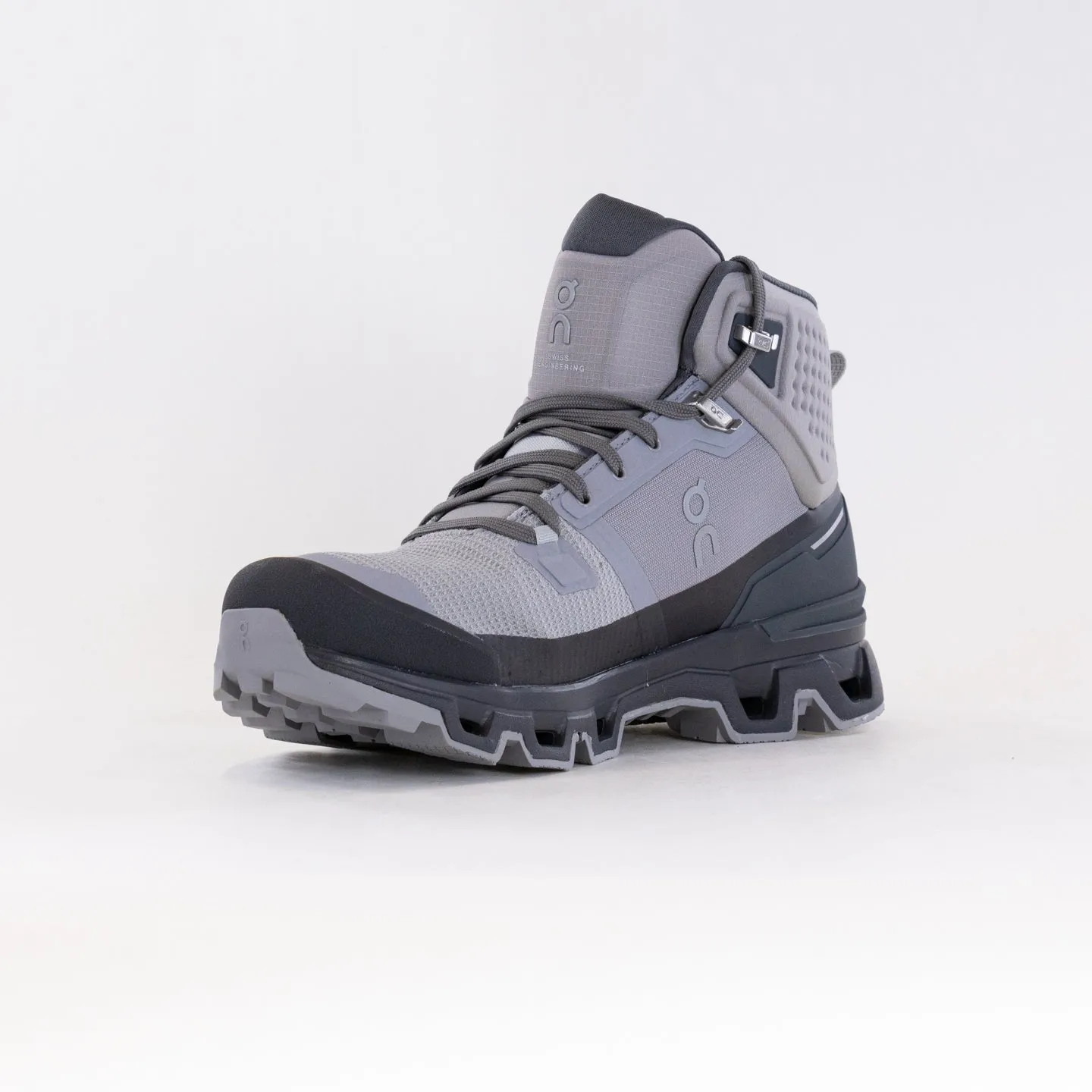 On Cloudrock 2 Waterproof (Men's) - Alloy/Eclipse Low Impact All Season