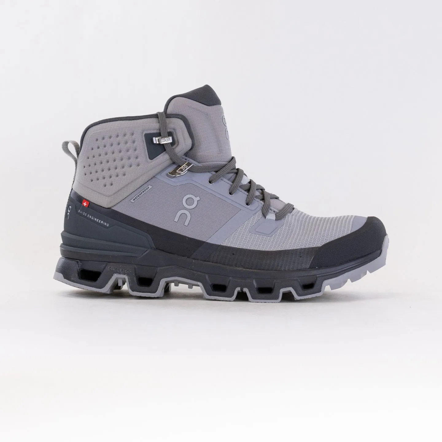 On Cloudrock 2 Waterproof (Men's) - Alloy/Eclipse Rock Climbing Boots Off-Road Adventure