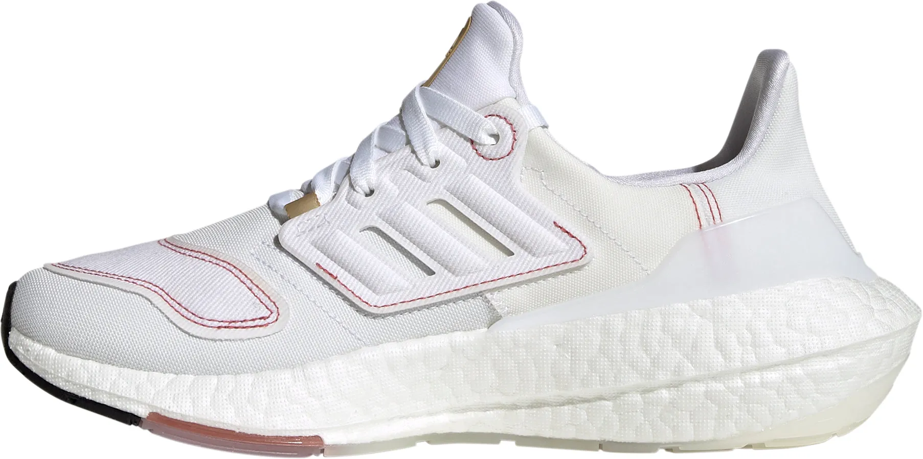 adidas Ultra Boost 22 Womens Running Shoes - White Adjustable Straps Greek Ease