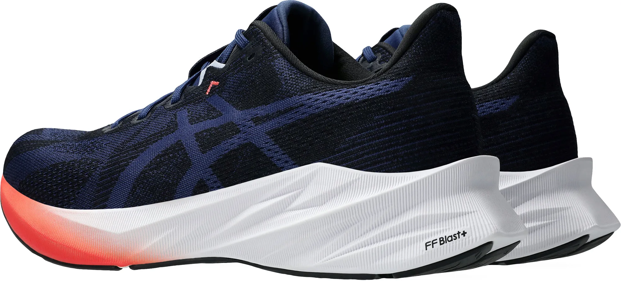 Asics DynaBlast 5 Mens Running Shoes - Blue Cushioned Base Work Commute Waterproof Travel Light