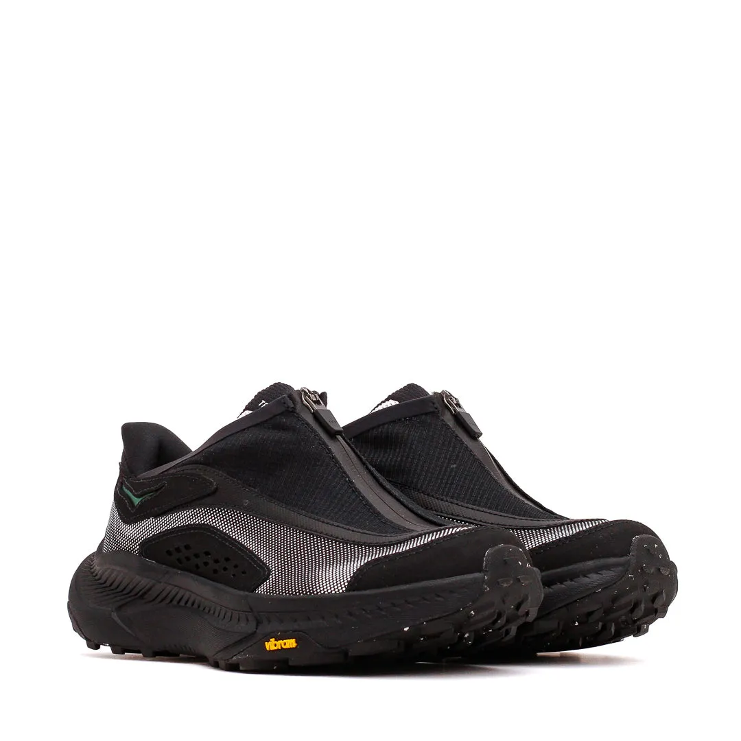 Hoka One One Unisex Project Transport TS Black White 1168953-BWHT Fur Trim
