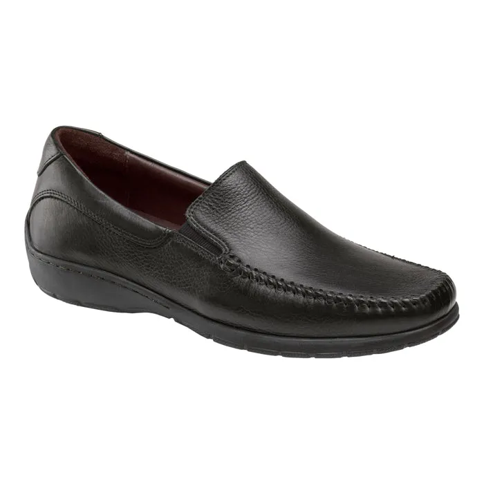 Synthetic Mens Johnston & Murphy Crawford Venetian Black Bold-Look