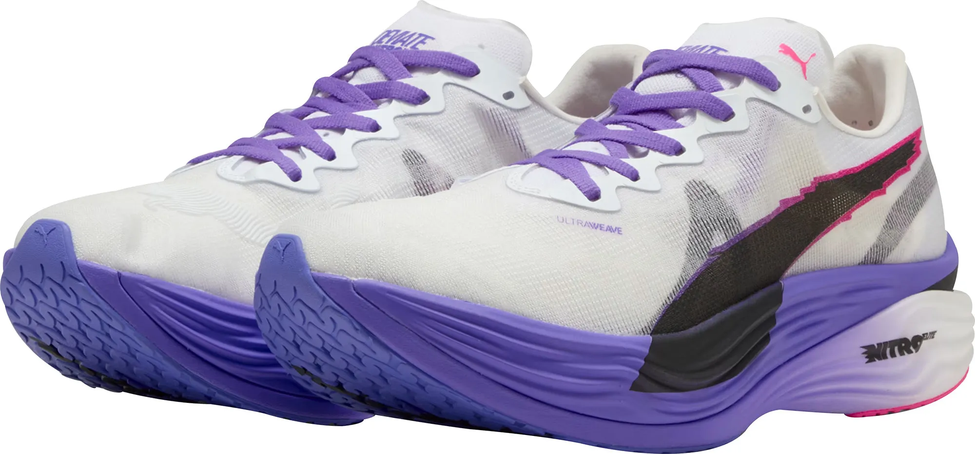 Cross Road Puma Deviate Nitro Elite 3 Mens Running Shoes - White