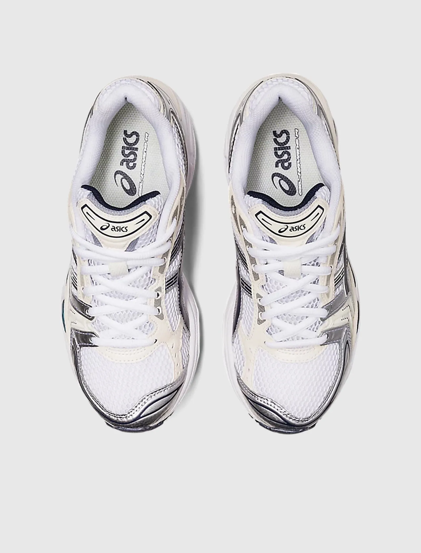 WOMEN'S GEL-KAYANO 14 "WHITE MIDNIGHT" Ultra Light Urban Walkers Stone Grip