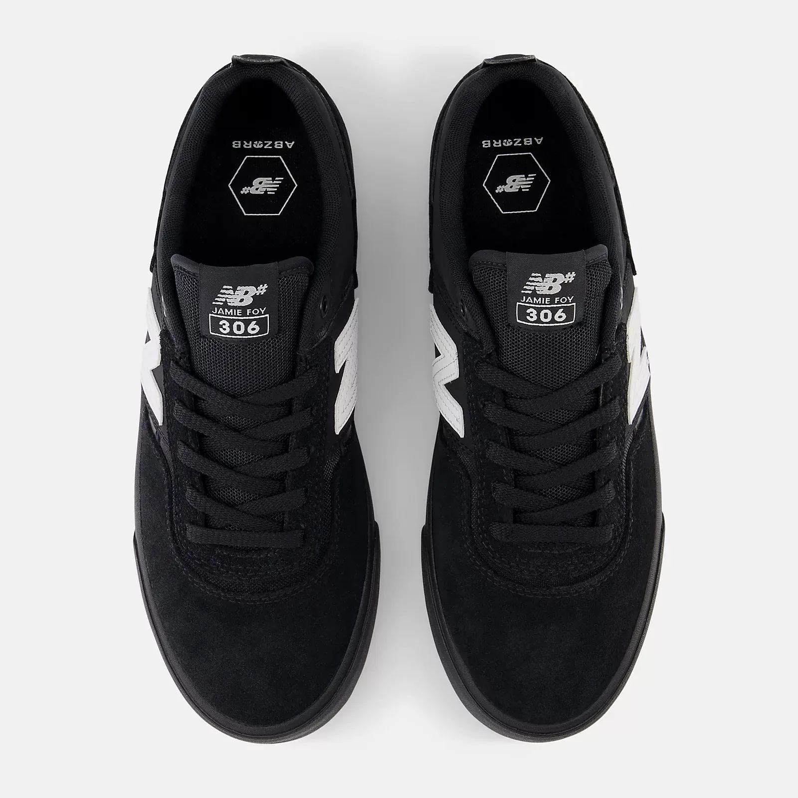New Balance Numeric 306 Jamie Foy Skateboard Shoe - Black / Black Easy Skate Ride