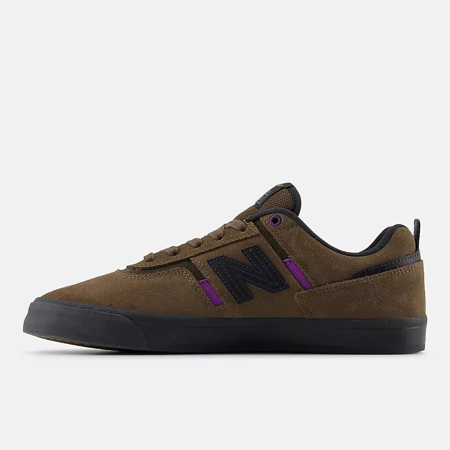New Balance Numeric 306 Jamie Foy Skateboard Shoe - Brown With Purple Skate Gear Ride