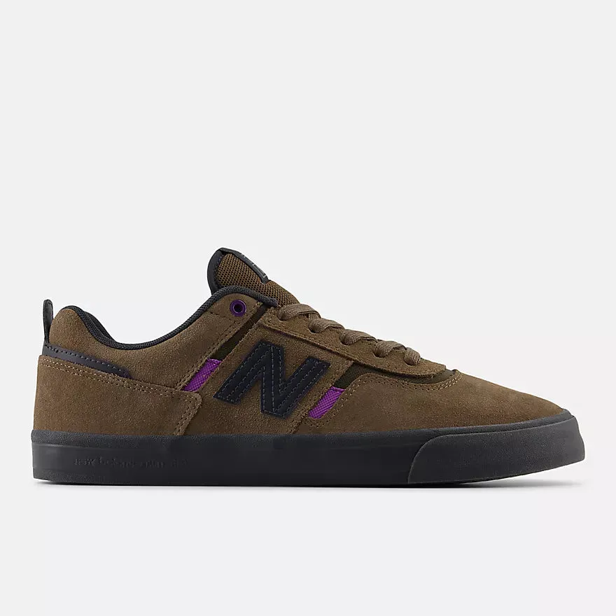 Firm Grip Shock Flex New Balance Numeric 306 Jamie Foy Skateboard Shoe - Brown With Purple