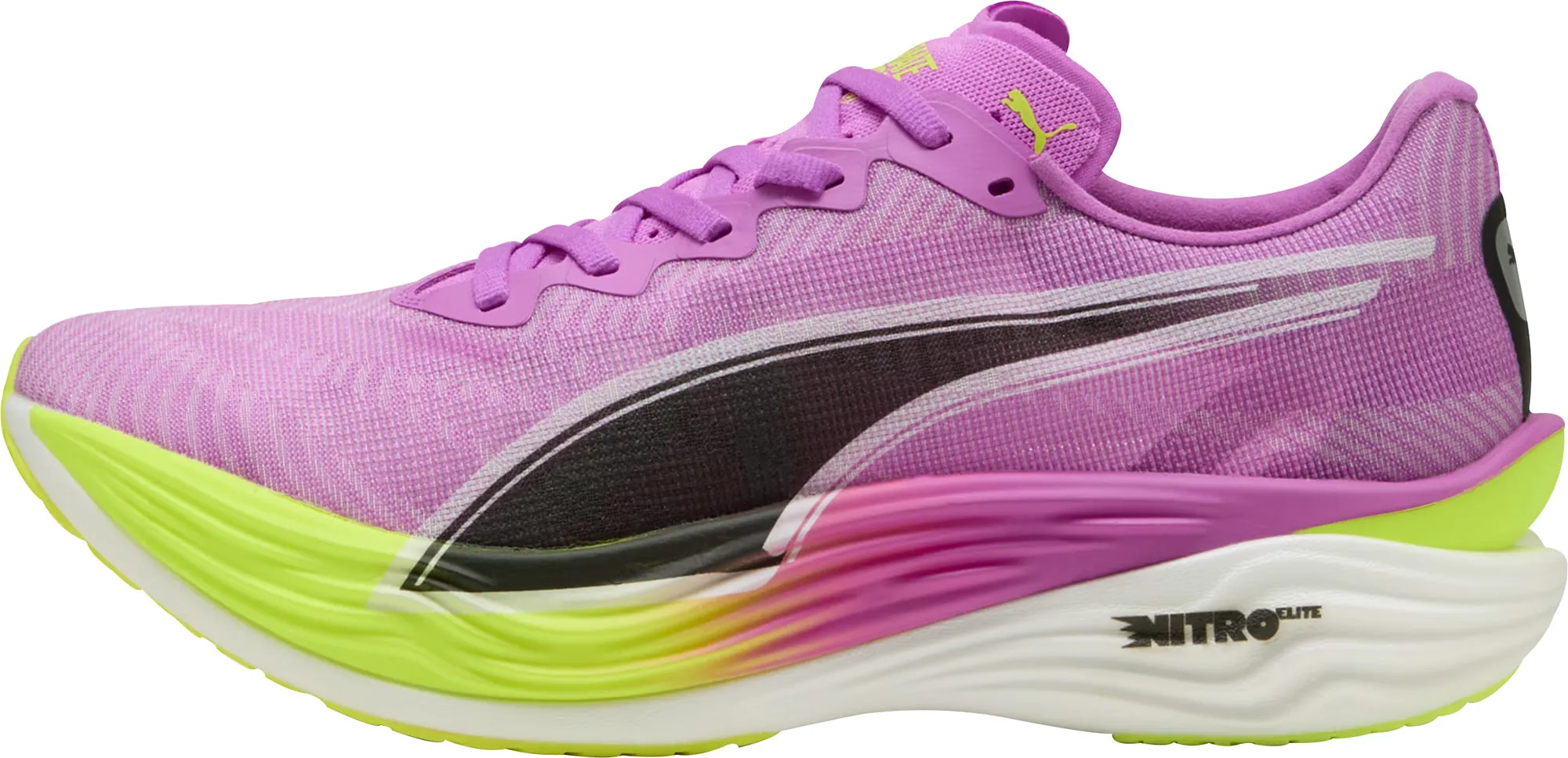 Puma Deviate Nitro Elite 3 Mens Running Shoes - Purple Cushioned Base Health Focused