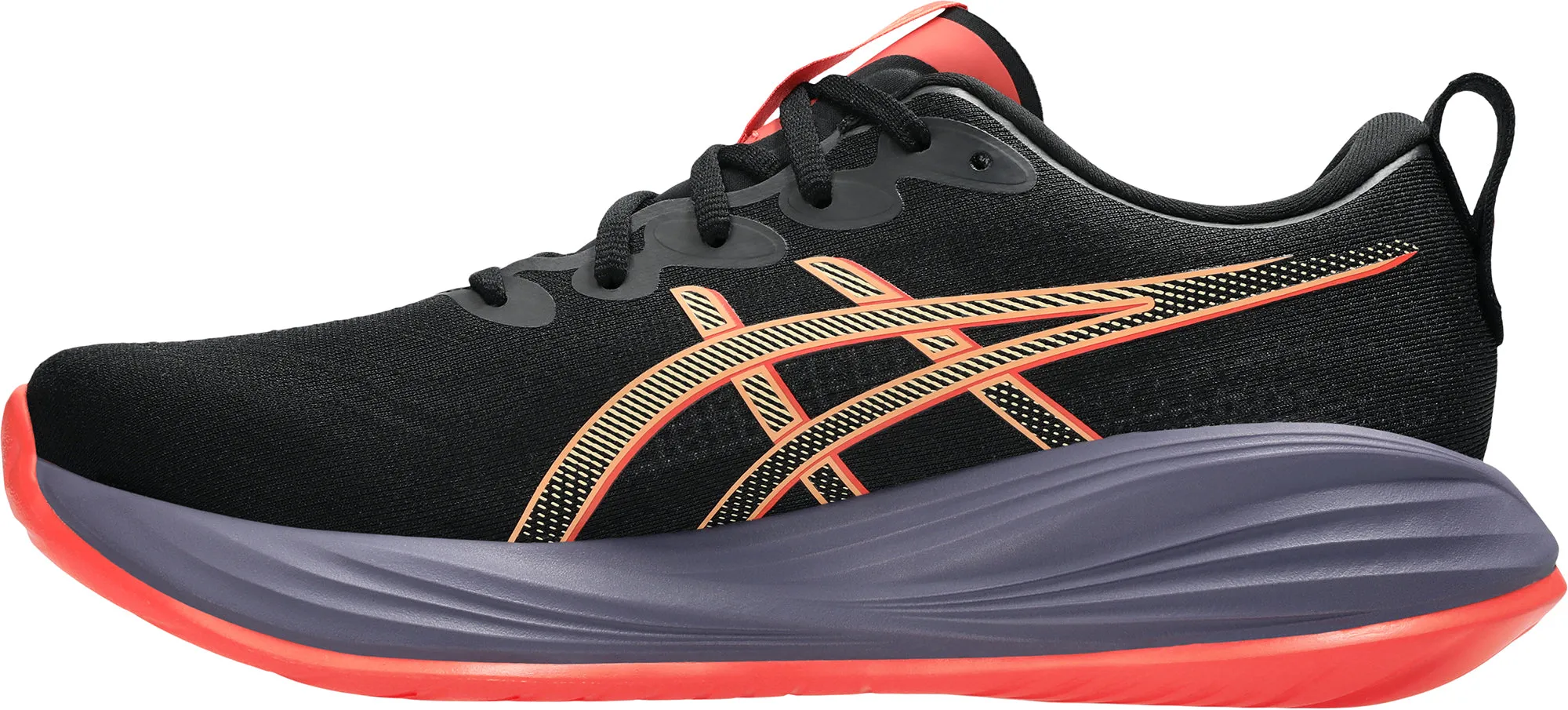 Asics Gel Cumulus 27 Mens Running Shoes - Black Neutral Glow Ocean Edge